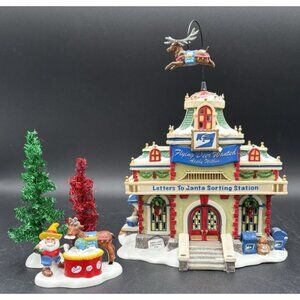 Department 56 North Pole LETTERS TO SANTA Sorting Station Holiday US Seller